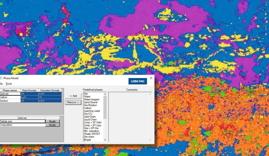Uso de datos de mineralogía automatizada en la simulación de procesos con USIM PAC