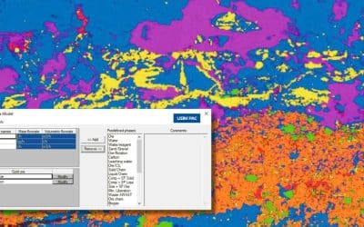 Using automated mineralogy data in process simulation with USIM PAC