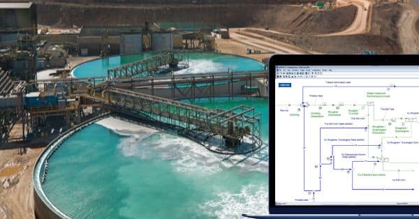 Bilan matière et simulation de procédés pour la gestion de l’eau dans le traitement des minerais